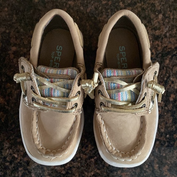 Sperry Top-Sider Ivyfish Jr. toddler girl’s size 6 boat shoes like new - Picture 4 of 9